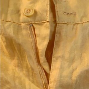 Half linen pants